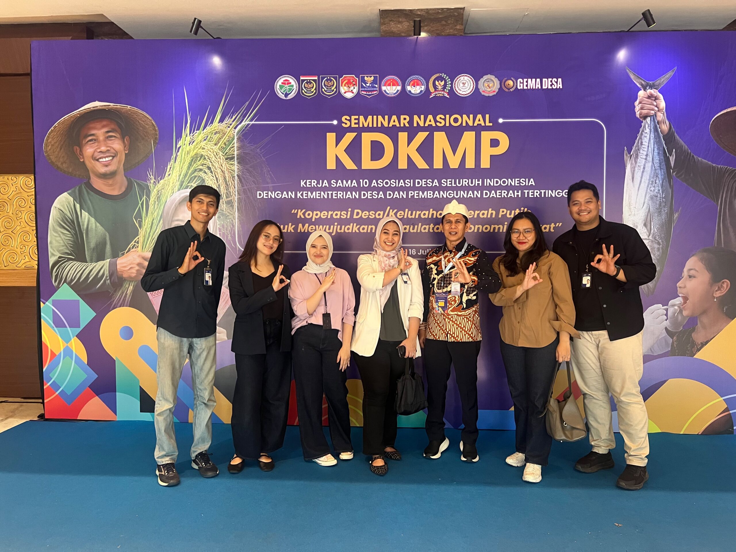 Foto bersama PT Bank Rakyat Indonesia (Persero) Tbk melalui Institutional Business I Group di Menara BRILiaN, Foto/Isitimewa