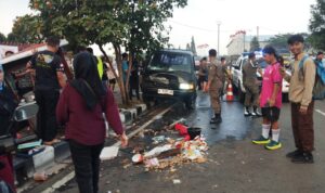 Kondisi kecelakaan mobil kursus mengemudi di pakansari Bogor, Foto/Isitimewa