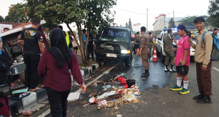 Kondisi kecelakaan mobil kursus mengemudi di pakansari Bogor, Foto/Isitimewa