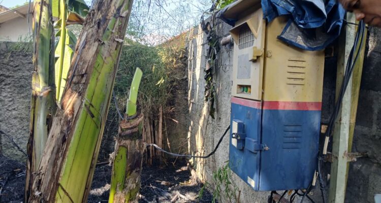 Kondisi lahan kosong yang terbakar di Pamoyanan Bogor, Foto/Istimewa