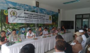 Ketua Dewan Perwakilan Rakyat Daerah (DPRD) Kabupaten Bogor, Sastra Winara, saat menghadiri reses di Parung Panajng, Foto, Setwan DPRD Kabupaten Bogor, Foto/Isitimewa