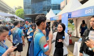 PT Bank Rakyat Indonesia (Persero) Tbk hadir dalam kegiatan Run 5K, Foto/Isitimewa