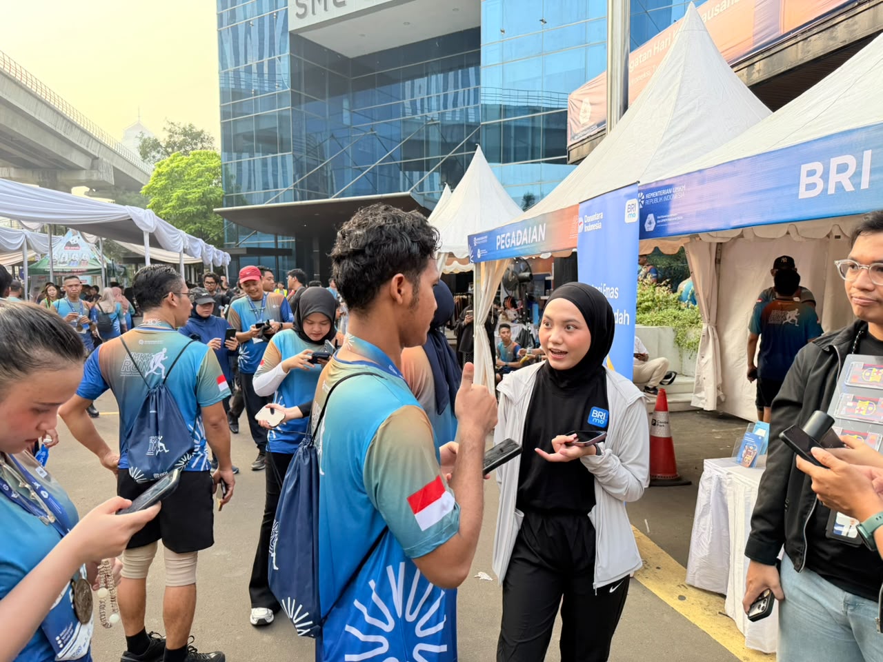 PT Bank Rakyat Indonesia (Persero) Tbk hadir dalam kegiatan Run 5K, Foto/Isitimewa