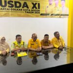 DPD Golkar saat menggelar konferemsi pers untuk Musda Kota Bogor 2026, Foto/Adi Wirman