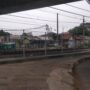Kondisi Perlintasan Kereta Api di Jalan Sholeh Iskandar, Kota Bogor yeng telah ditutup dan pagari oleh Pemkot Bogor, Foto/Maya Melina
