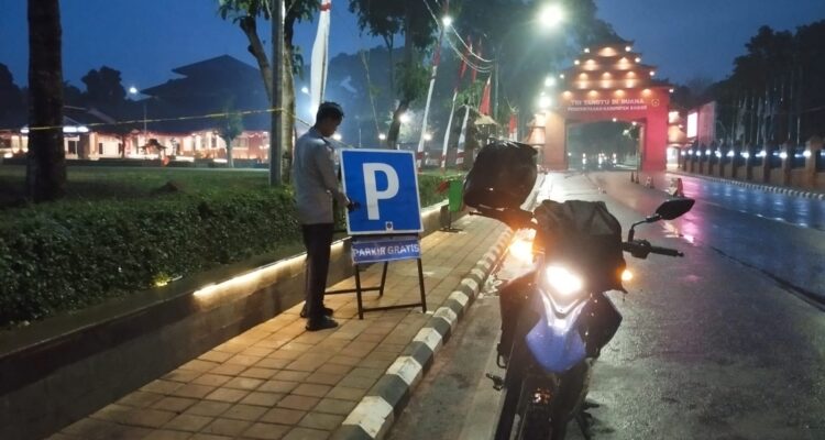 Kondisi parkir alun-alun Kabupaten Bogor, Foto/Istimewa