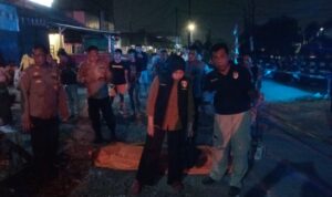 Lokasi kejadian pembacokan di Pasar Cibinong Bogor, Foto/Istimewa