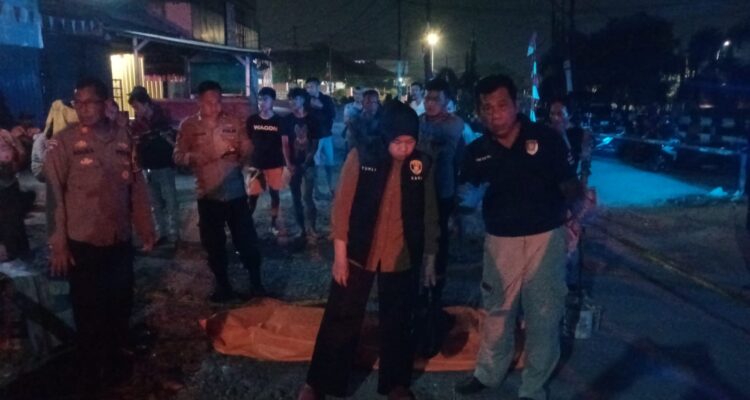 Lokasi kejadian pembacokan di Pasar Cibinong Bogor, Foto/Istimewa