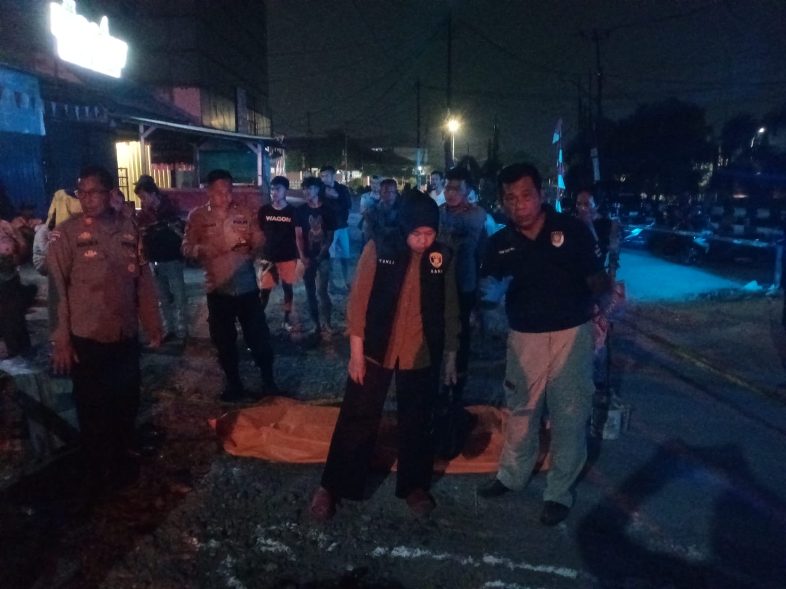 Lokasi kejadian pembacokan di Pasar Cibinong Bogor, Foto/Istimewa