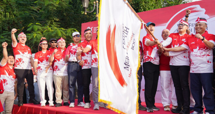 Kegiatan seremonial Kirab Merah Puith yang dihadiri Pemkot dan DPRD KOta Bogor serta unsur Forkopimda, Foto/Isitimewa