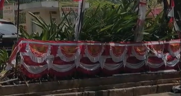 pedagang bendera Merah Putih di Kota Bogor, Foto/Isitimewa