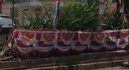 pedagang bendera Merah Putih di Kota Bogor, Foto/Isitimewa