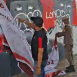 Mural Prabowo dan Rudy Susmanto jadi sasaran Vandalisme, Foto/Isitmewa