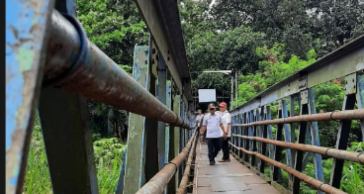 Jembatan Leuwitarik Rangga Mekar- Batulis Bogor, Foto/Isitmewa
