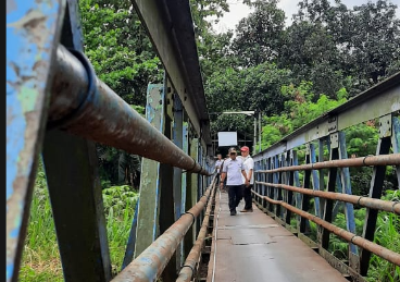 Jembatan Leuwitarik Rangga Mekar- Batulis Bogor, Foto/Isitmewa