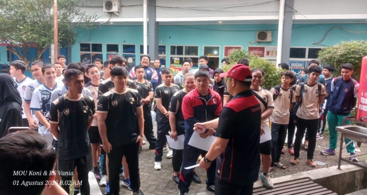 525 atlet menggelar tes fisik,Foto/Isitimewa