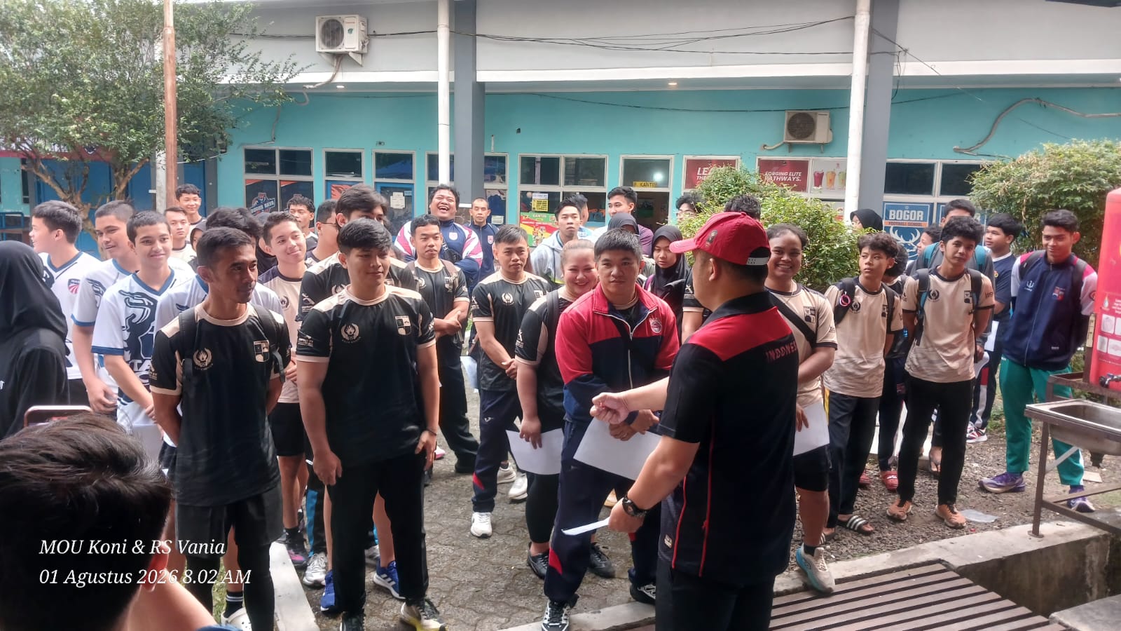 525 atlet menggelar tes fisik,Foto/Isitimewa