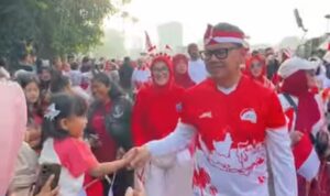 Wamendagri, Bima Arya Sugiarto saat mengikuti Kirab Merah Putih di Kota Bogor, Foto/Isitmewa Wamendagri, Bima Arya Sugiarto saat mengikuti Kirab Merah Putih di Kota Bogor, Foto/Isitmewa