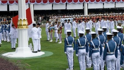 Suasana Pelaksanaan uoaca hari kemerdekaan Hut RI di Istana Merdeka, Foto/Isitimewa