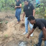 proses olah TKP terhadap pembakaran seorang burung yang viral media sosial, Foto/Isitimewa