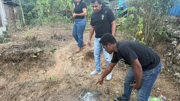 proses olah TKP terhadap pembakaran seorang burung yang viral media sosial, Foto/Isitimewa