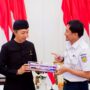 Wali Kota Bogor, Dedie A. Rachim bersama j Direktur Utama PT KAI (Persero), Bobby Rasyidin, Foto/Diskominfo Kota Bogor