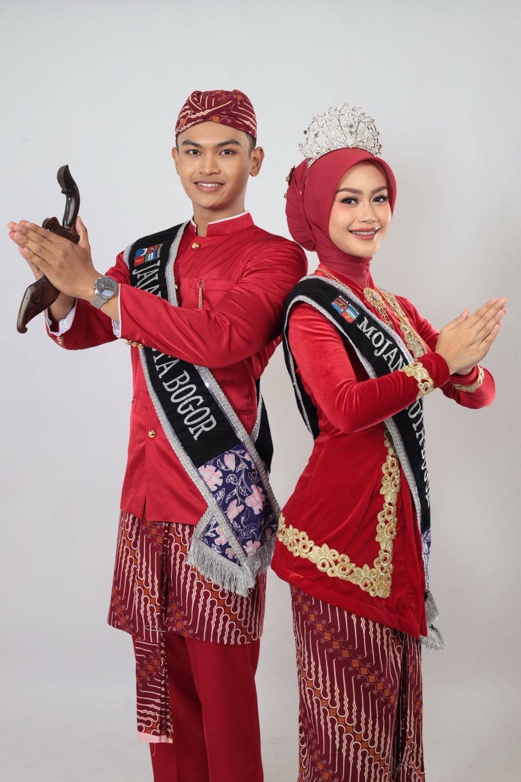 Dua perwakilan Kota Hujan, Christian Gerald Vernandes dan Thalita Sekar Alya, Foto/Isitmewa