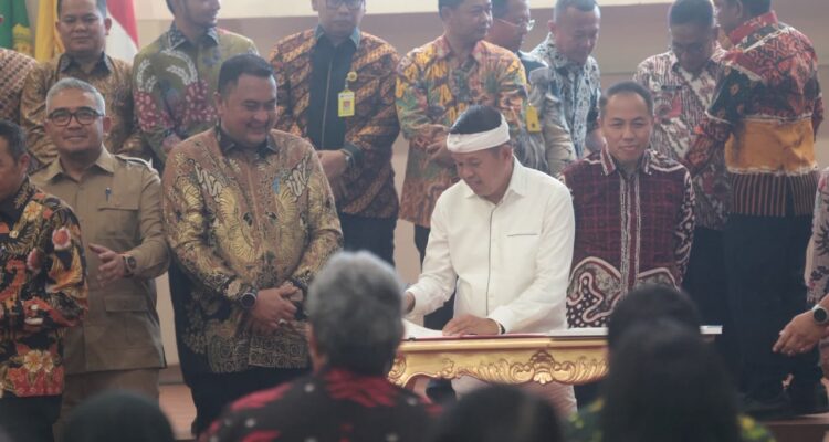 Bupati Bogor, Rudy Susmanto bersama Gubernur Jawa Barat, Dedi Mulyadi, Foto/Diskominfo Kabupaten Bogor