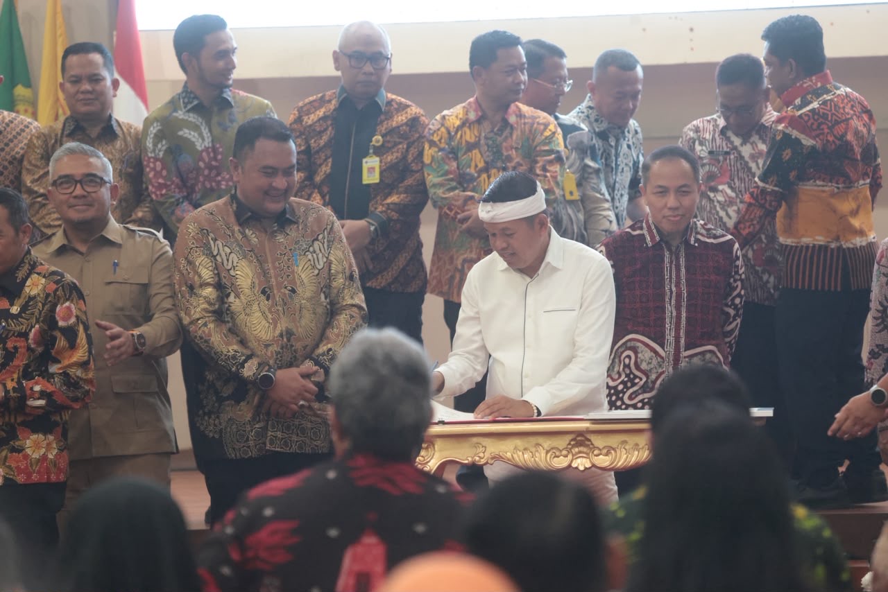 Bupati Bogor, Rudy Susmanto bersama Gubernur Jawa Barat, Dedi Mulyadi, Foto/Diskominfo Kabupaten Bogor