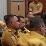 Bupati Bogor, Rudy Susmanto saat memimpin rapat, Foto/Diskominfo Kabupaten Bogor