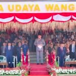 Bupati Bogor, Rudy Susmanto saat memimpin upacara, Foto/Diskominfo Kabupaten Bogor