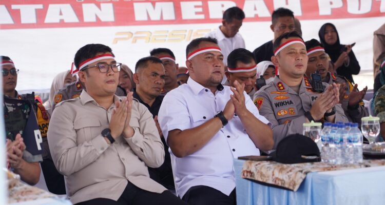 Bupati Bogor, Rudy Susmanto bersama Ketua DPRD Kabupaten Bogor dan Kapolres Bogor, Foto/Diskominfo Kabupaten Bogor