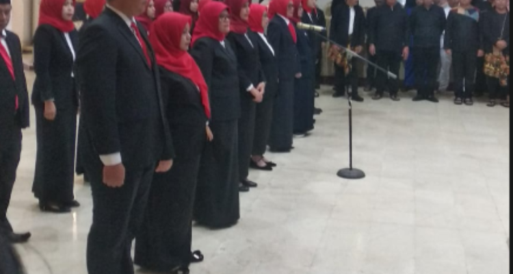 Pelantikan kepala dinas di lingkungamn Pemerintah Kota Bogor, Foto/ISitmewa