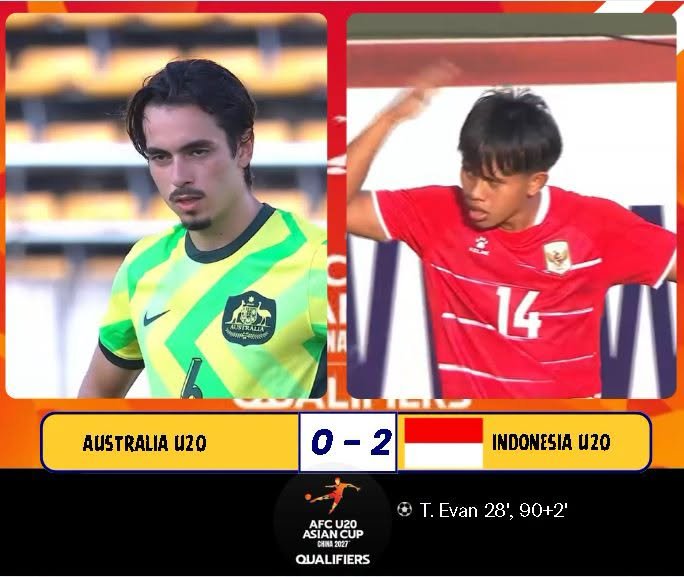 Timnas Indonesia U 20 VS Timnas Australia U 20, Foto/Iistimewa Timnas Indonesia U 20 VS Timnas Australia U 20, Foto/Iistimewa