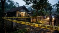 Gambar Ilustrasi Tempat kejadian perkara di Gunung Putri, Foto/Gemini Ai