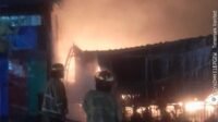 Kondisi bengkel motor di ciomas terbakar, Foto/Istimewa