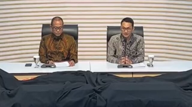 KPK saat memberikan keterangan kepada media, Foto/Istimewa