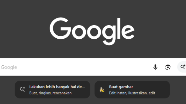 Halaman Depan Google, Foto/Isitimewa