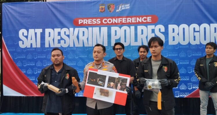 Polres Bogor mengungkap peredaran ilegal hampir 1 ton merkuri, Foto/iSITIMEWA