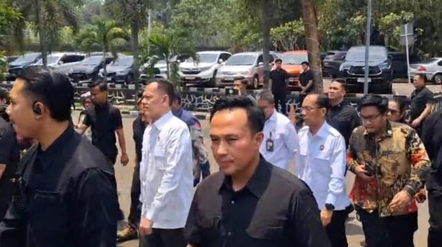 Kepala Badan Pengendalian Pembangunan dan Investigasi Khusus (Bappisus) RI, Aries Marsudiyanto saat mengunjungi lapas Cibinong, Foto/Rama