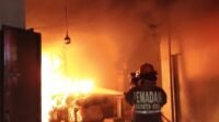 Kondisi gudang kebakaran di Nanggwer Cibinong Bogor, Foto/Isitimewa Kondisi gudang kebakaran di Nanggwer Cibinong Bogor, Foto/Isitimewa
