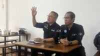 Kuasa hukum pihak Pepen Firdaus (PF), Dr. Agus Wurianto, saat memberikan keterangan, Foto/Adi Wirman