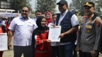 Bupati Bogor, Rudy Susmanto saat menghadiri acara HUT PMI, Foto/Diskominfo Kabupaten Bogor
