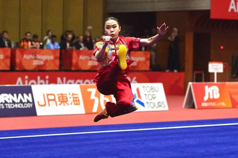 Eugenia Diva Widodo berhasil menyumbangkan medali perunggu pada ajang Asian Games Aichi-Nagoya 2026 , Foto/Kemenpora