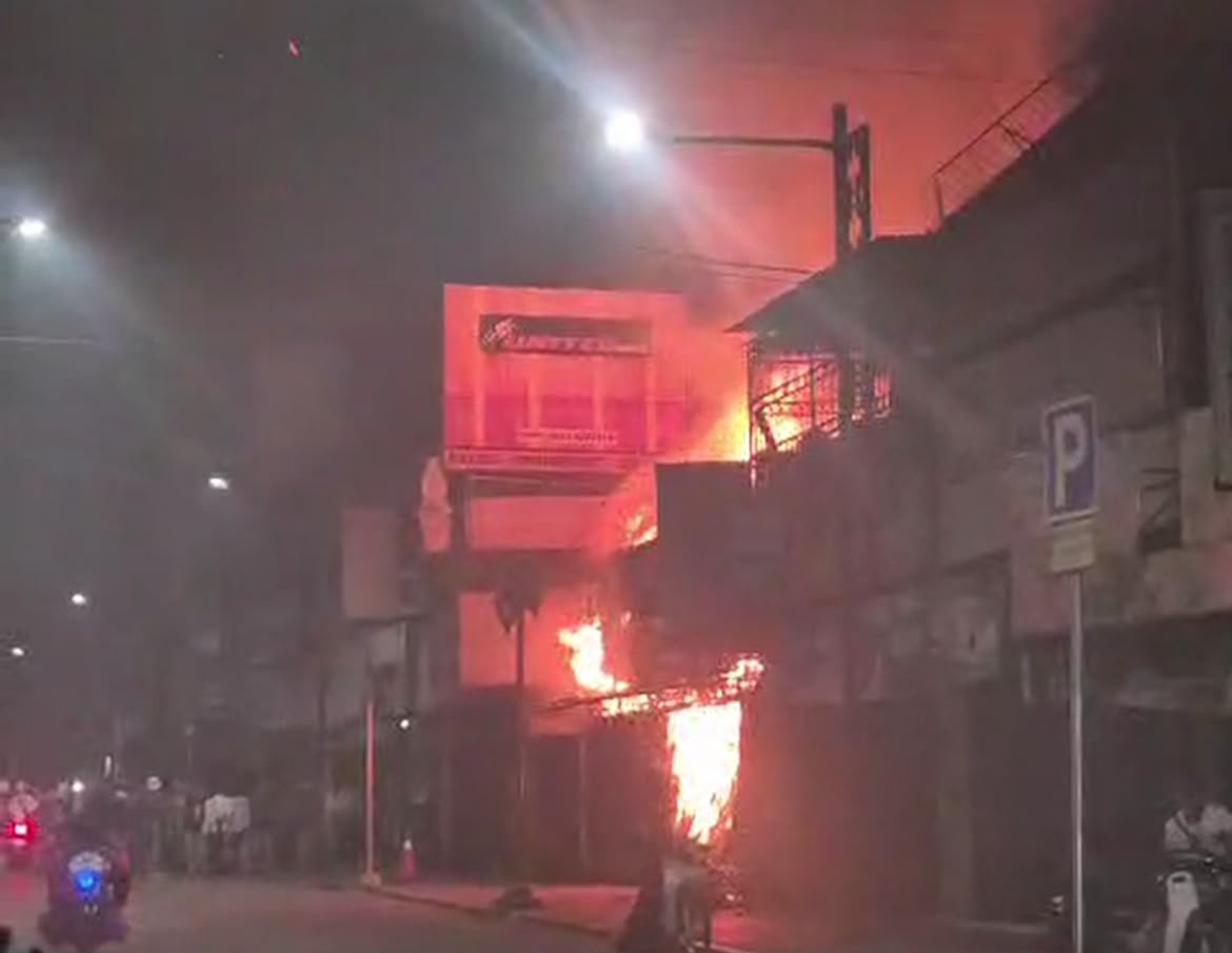 Kondisi kebakaran di Surken Bogor, Foto/Istimewa