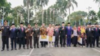 Foto bersama Pemerinta Kota bersama Ketua DPRD Kota Bogor, Dr. Adityawarman Adil, menghadiri upacara peringatan Hari Kesaktian Pancasila tingkat Kota Bogor, Foto/Setwan DPRD Kota Bogor