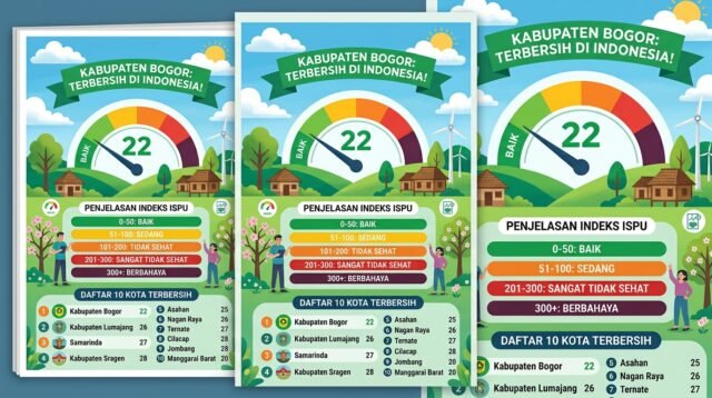 Gambar Ilustrasi Daftar 10 wilayah dengan kualitas udara menurut data KLHK, Foto.Gemini AI