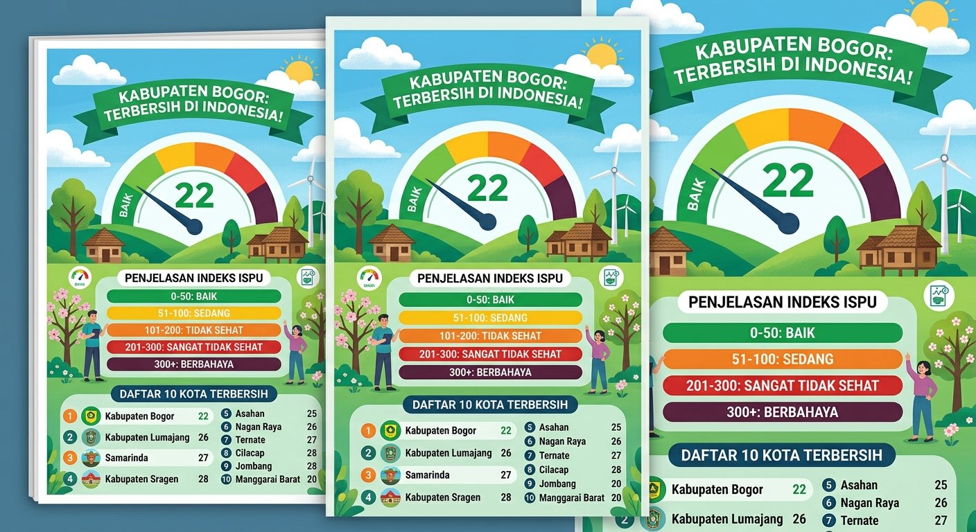Gambar Ilustrasi Daftar 10 wilayah dengan kualitas udara menurut data KLHK, Foto.Gemini AI Gambar Ilustrasi Daftar 10 wilayah dengan kualitas udara menurut data KLHK, Foto.Gemini AI