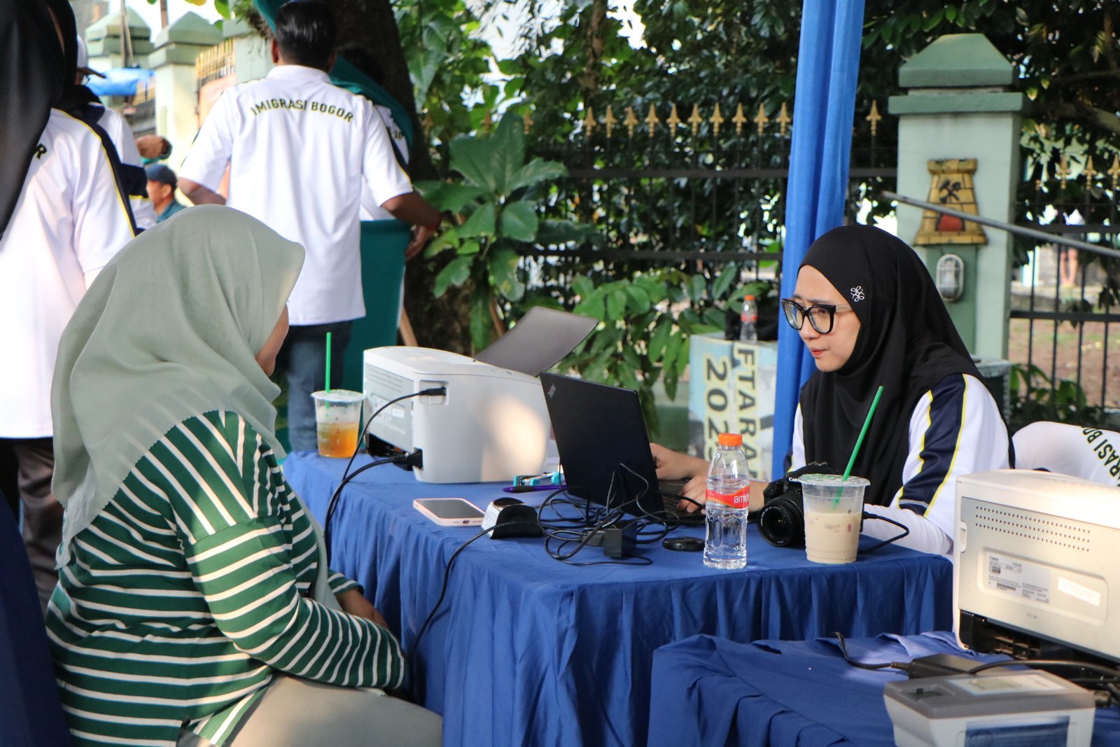 pelayanan Paspor di Car free day (CFD) di Jalan Sudirman Kota Bogor, Foto/Isitmewa pelayanan Paspor di Car free day (CFD) di Jalan Sudirman Kota Bogor, Foto/Isitmewa