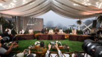 Menteri Pasiwisata dan Pejabat lainnya melakukan penandatangan peresmian Eiger Nature, Foto/Isitimewa